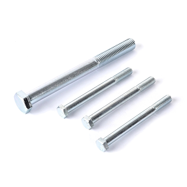 DIN 931 Высококачественный болт из углеродистой стали с шестигранной головкой DIN931 Болты с шестигранной головкой