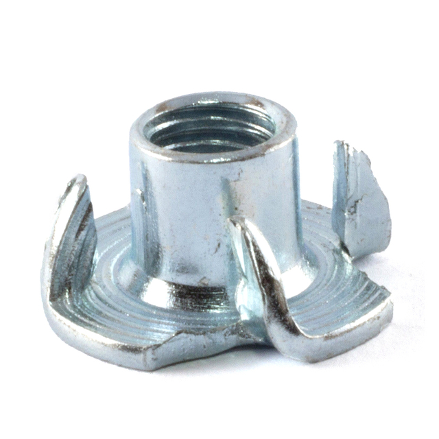 Din1624 4-х зубчатая оцинкованная тройная гайка из углеродистой стали с Т-образными гайками
