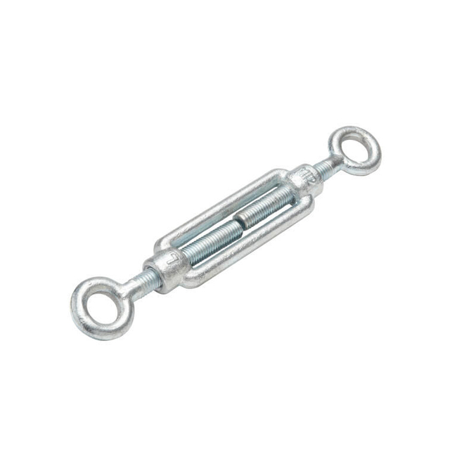 Оцинкованный талреп с открытым корпусом и проушиной для тяжелых условий эксплуатации Din1480