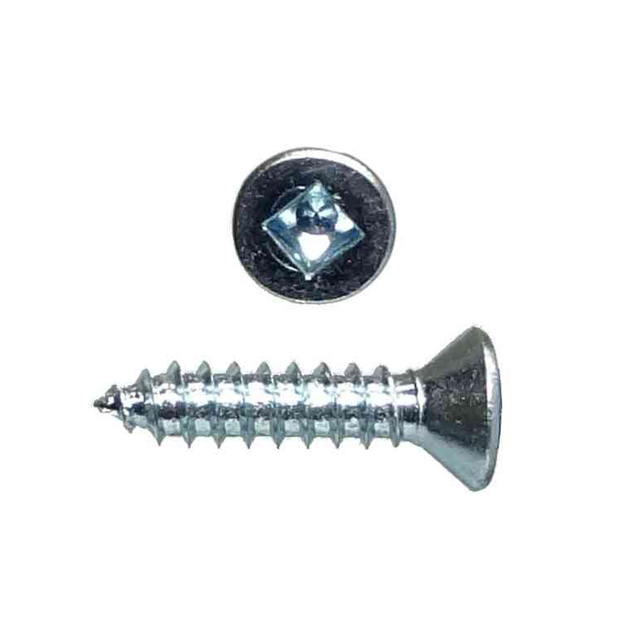 Оцинкованные шурупы для ДСП с потайной головкой и квадратной головкой