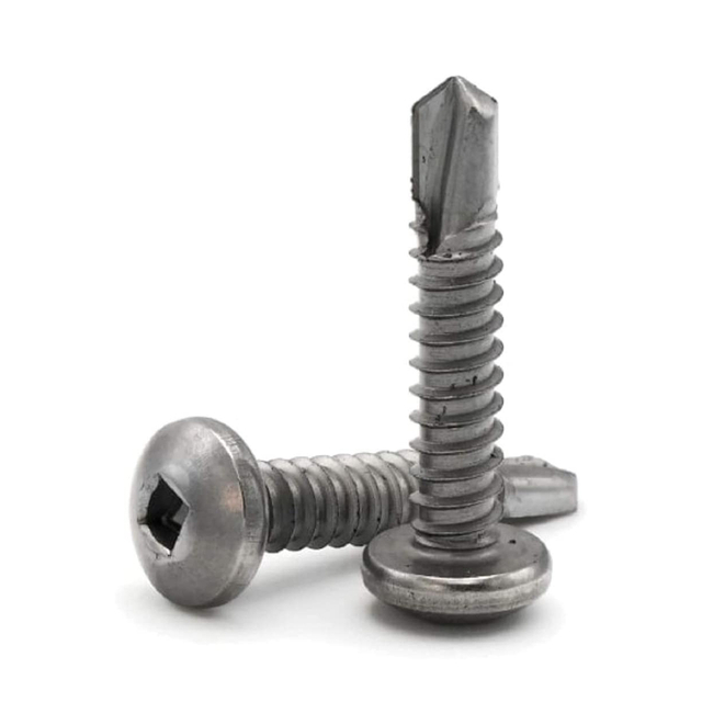 Самосверлящие винты с квадратной головкой и плоской головкой 410 Винты из нержавеющей стали Sds TEK Винты из листового металла
