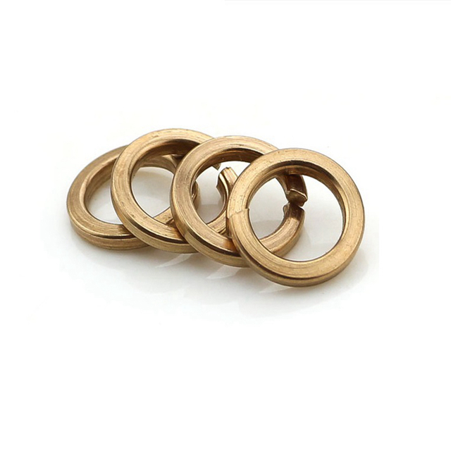 Разъемная стопорная шайба класса 8, желтые оцинкованные пружинные шайбы DIN 127-B