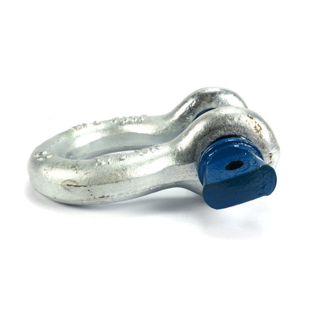 Сверхмощная оцинкованная кованая сталь G-209 Винтовой штифт Подъемная анкерная скоба Луковые скобы для такелажа