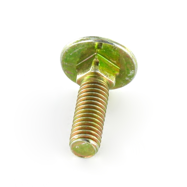 Болт с квадратным подголовком класса 8 из легированной стали с полной резьбой и желтым оцинкованным покрытием