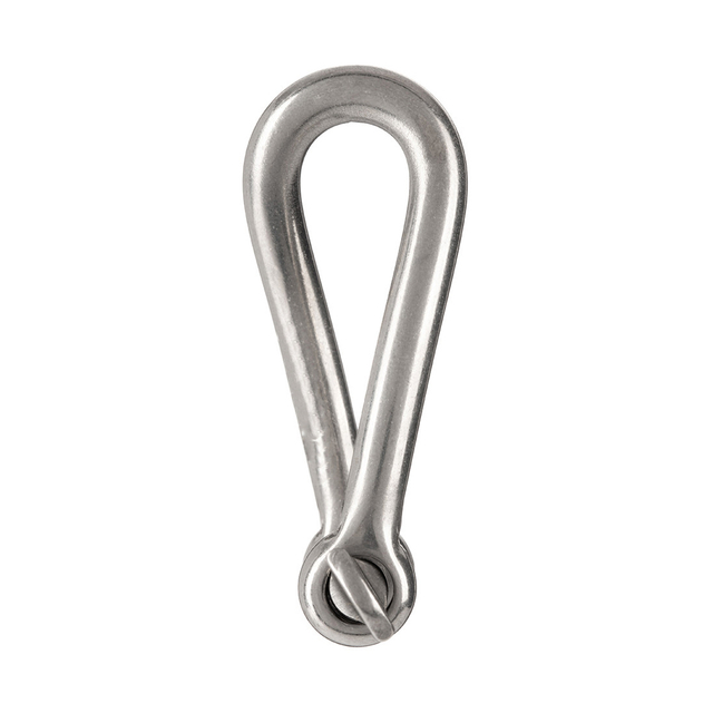 Витая скоба из нержавеющей стали с винтовым штифтом