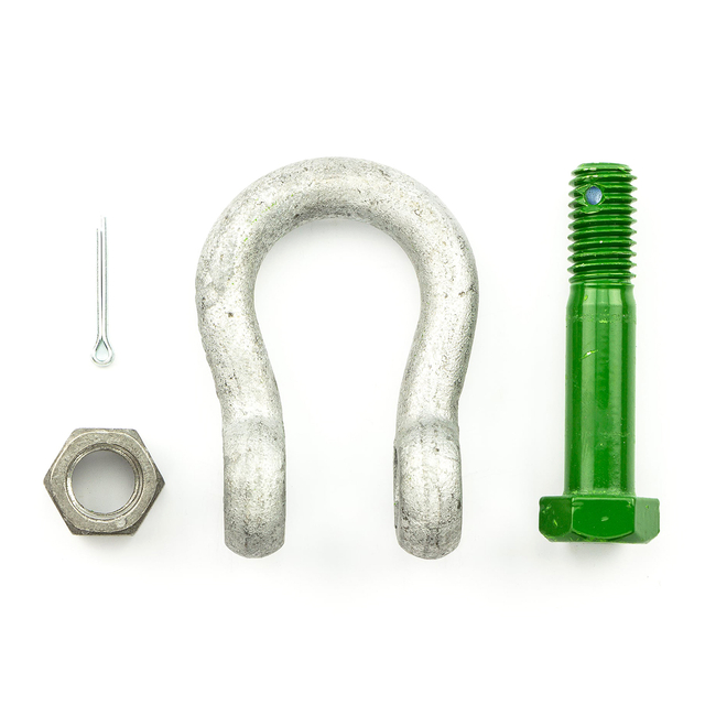 Тип США: анкерная скоба с болтом G2130, сверхмощные оцинкованные смычковые скобы с гайкой