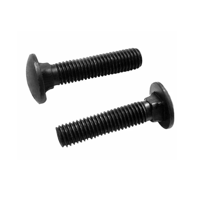 Болт с квадратным подголовком класса 5 с крупной резьбой, среднеуглеродистая сталь, черный оксид