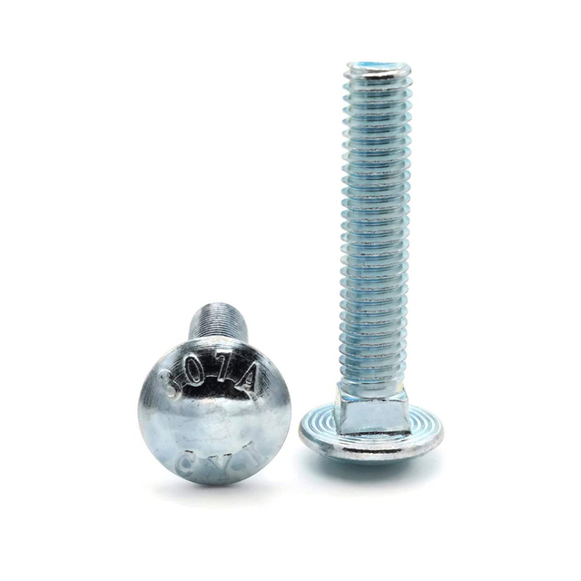 Болт с квадратным подголовком шеи с круглой головкой покрыл цинк ранга 307А сталь Дин603