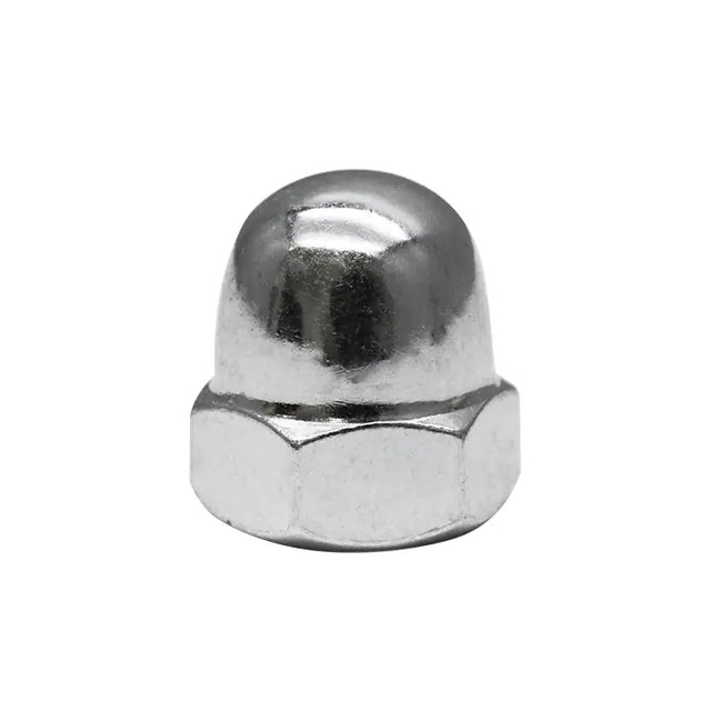 Шестигранная гайка Желудь Нержавеющая сталь 304 Шестигранная полукруглая крышка Гайки куполообразные гайки