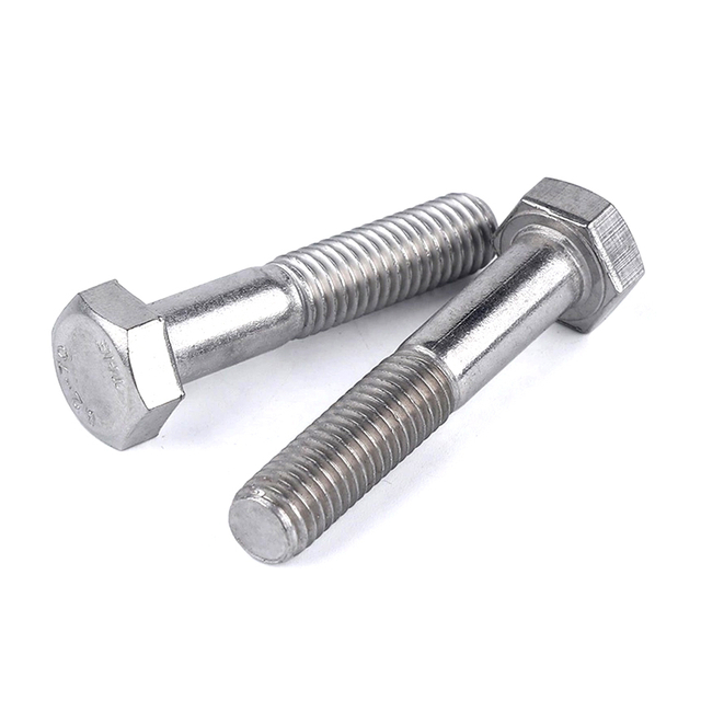DIN931 Нержавеющая сталь 304 A2-70 A2-80 Болт с шестигранной головкой и полурезьбой