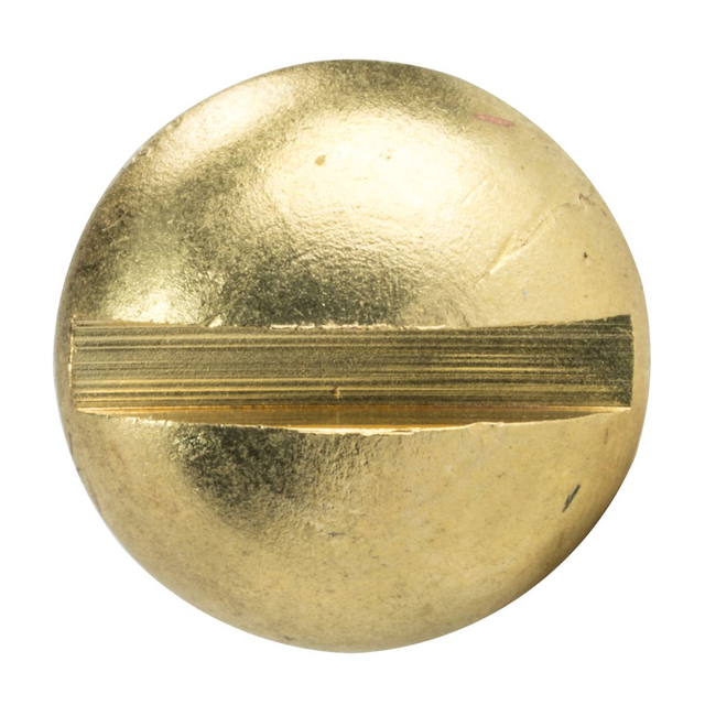 Саморез из латунного сплава DIN 96, шлицевые винты с круглой головкой по дереву