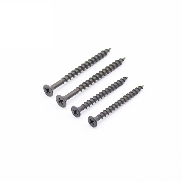 Шуруп для гипсокартона из углеродистой стали C1022 с мелкой резьбой и серым фосфатом с головкой из стекляруса