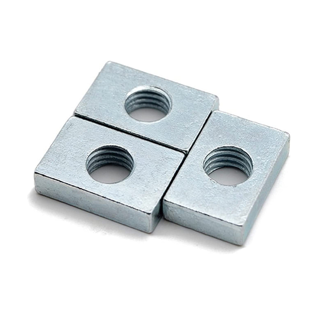 Квадратная гайка, тонкие прямоугольные гайки из оцинкованной углеродистой стали