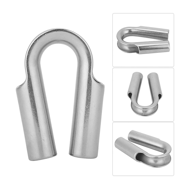 Наперсток для троса из нержавеющей стали Наперсток для сверхмощного кабеля Наперсток для троса