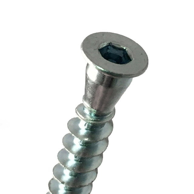 Оцинкованные винты с шестигранной головкой для подтверждения мебели из углеродистой стали