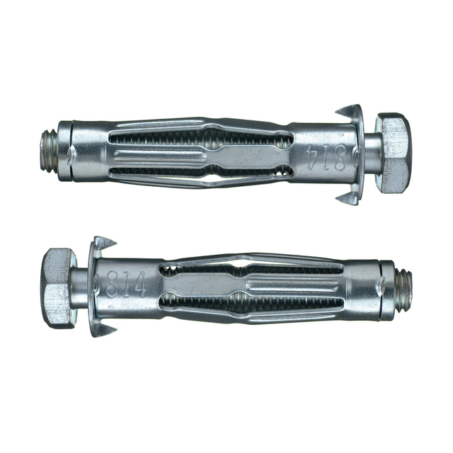 Анкер для полых стен, комбинированные болты Молли с крестообразным шлицем и шлицевой головкой, удлиненные болты Молли из низкоуглеродистой стали, оцинкованные