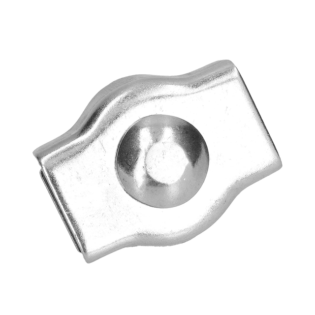 Симплексные одноболтовые зажимы для троса Кабельный зажим из нержавеющей стали