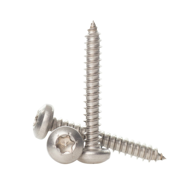 Саморезы из нержавеющей стали 304 18-8 с цилиндрической головкой и приводом Torx с полной резьбой