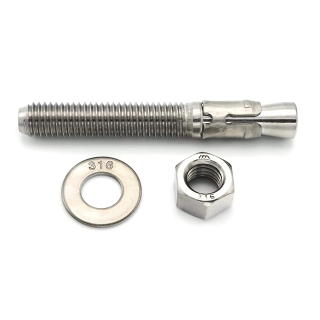 Высококачественные анкерные болты клина расширения из нержавеющей стали
